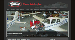 Desktop Screenshot of flyclassicaviation.com