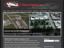 Tablet Screenshot of flyclassicaviation.com